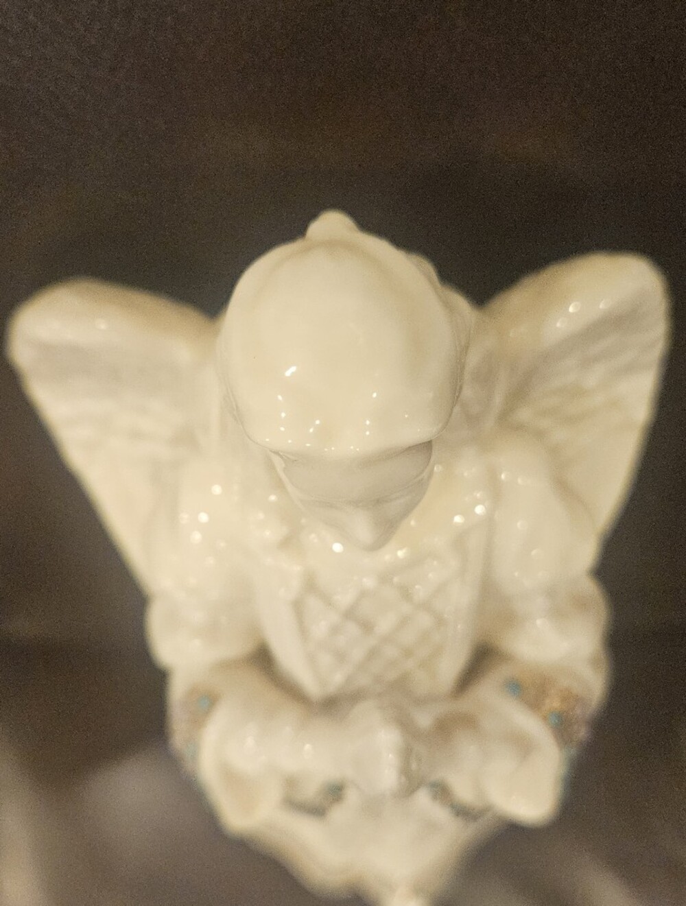 Lenox Jewel Collection White Porcelain "Angel of Love" Figurine - Picture 7 of 7
